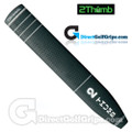 2 Thumb Orginal Putter Grip - Black / White