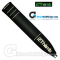 2 Thumb Pro Light Putter Grip - Black / White