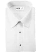 Como White Laydown Collar Tuxedo Shirt - Men's X-Large