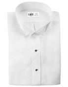 Lucca White Wingtip Collar Tuxedo Shirt - Men's Small