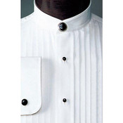 Mandarin Collar Tuxedo Shirt- Boy's Small