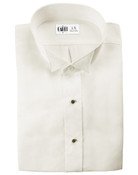 Lucca Ivory Wingtip Collar Tuxedo Shirt - Boy's Small