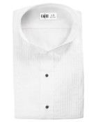 Dante White Wingtip Collar Tuxedo Shirt - Boy's Small
