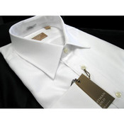 Sartorial Spread Collar - Fused Diamond Weave Bib Tuxedo Shirt by Gitman 18 1/2" Neck