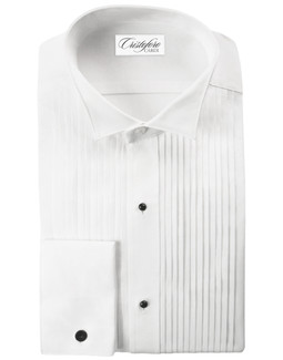 Verona Laydown Tuxedo Shirt by Cristoforo Cardi - 15 1/2" Neck