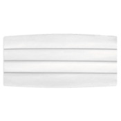 Satin White Cummerbund