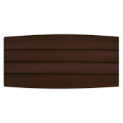 Satin Chocolate Brown Cummerbund