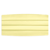 Satin Yellow Cummerbund
