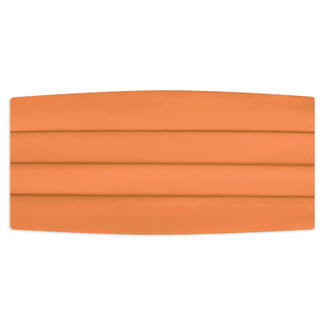 Satin Tangarine Cummerbund