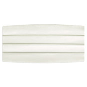 Satin Ivory Cummerbund