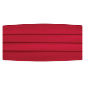 Satin Red Cummerbund