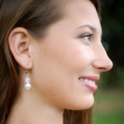 Marilyn Drop Earrings in Sterling Silver