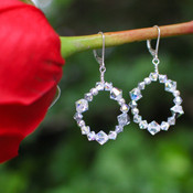 Crystal Loop Earrings