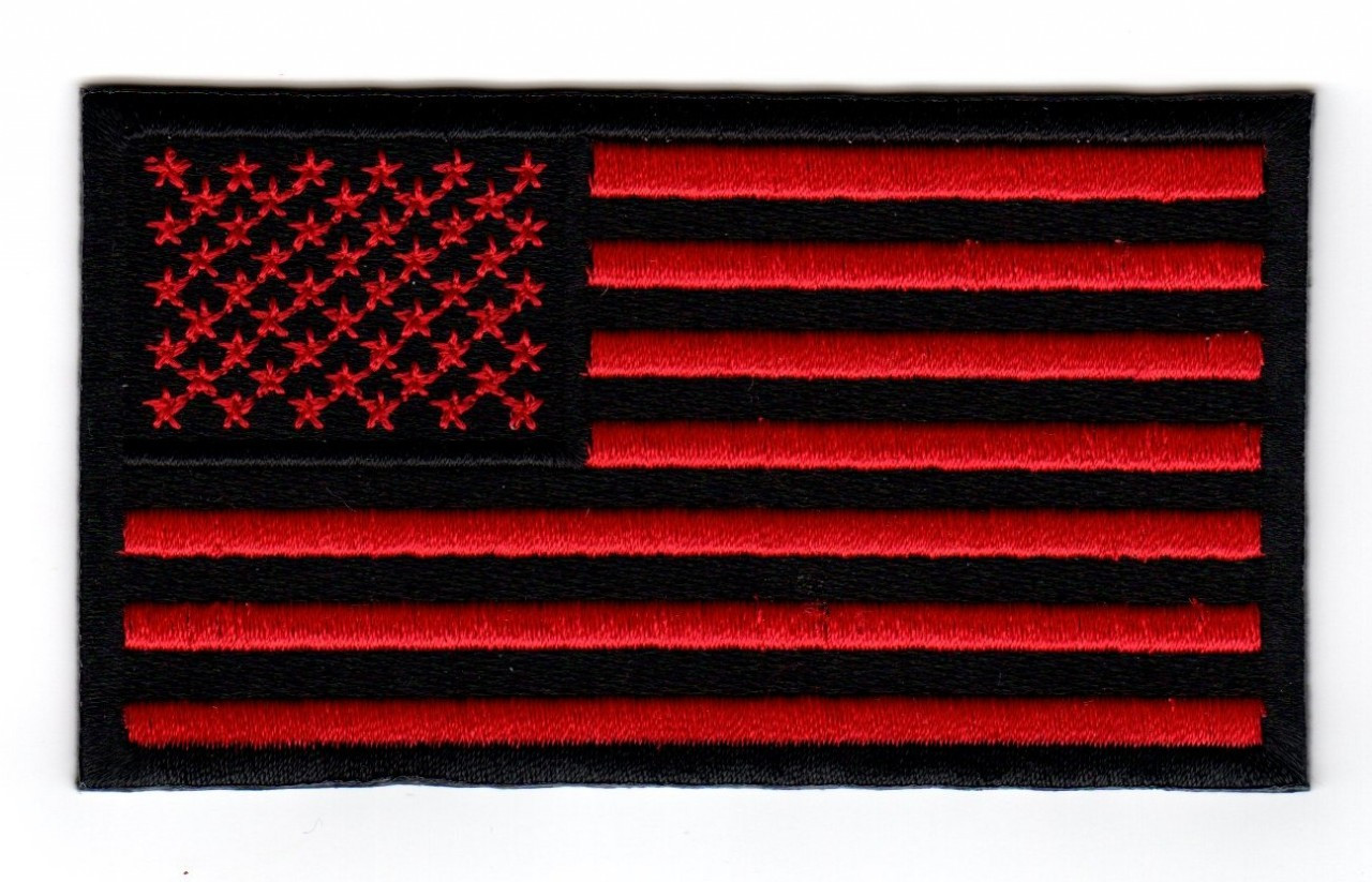 American Flag Black And Red Angel Way Store