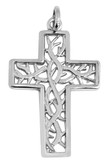 Celtic Trinity Cross Silver Pendant