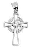 Silver Irish Celtic Cross Pendant