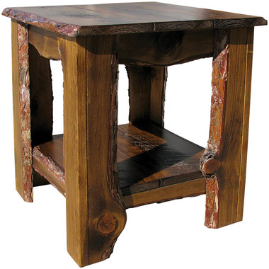 Rustic End Tables rustic rough-sawn end table Rustic End Tables rustic rough-sawn end table