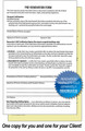 These 2-sheet carbon copy disclosure forms make record keeping simple!