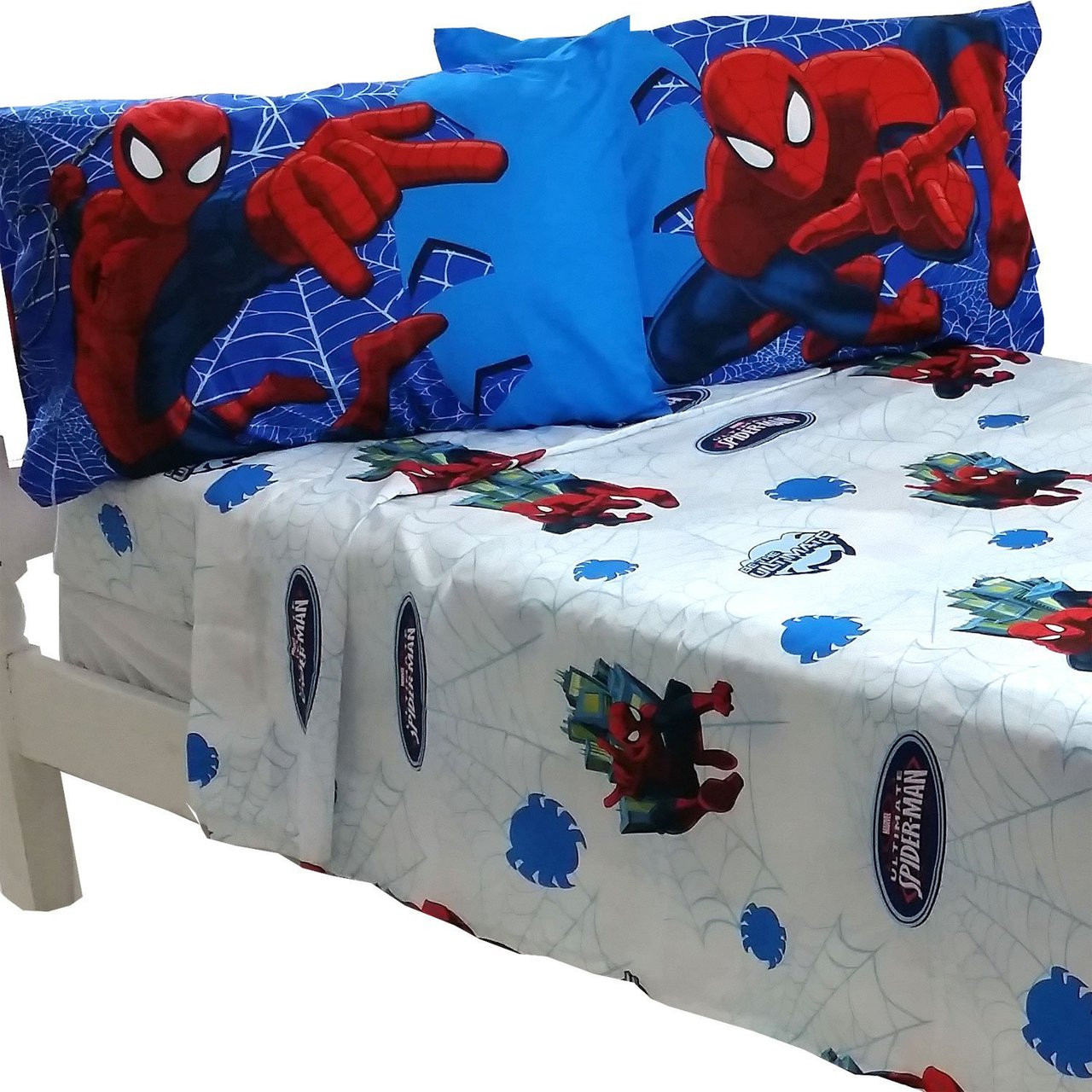 4pc Marvel Spiderman Full Bed Sheet Set Superhero Astonish Bedding 4pc Marvel Spiderman Full Bed Sheet Set Superhero Astonish Bedding
