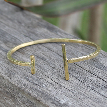 minimalist brass cuff bracelet minimalist brass cuff bracelet