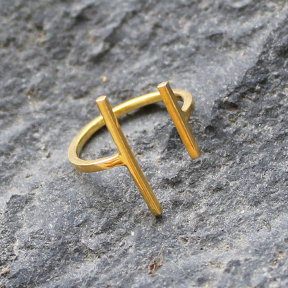 14 carat gold plated minimalist ring 14 carat gold plated minimalist ring