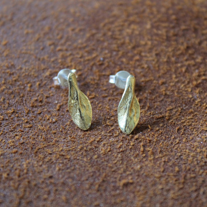 delicate brass stud earrings delicate brass stud earrings