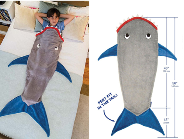 Amazon.com: Jekeno Cartoon Shark Blanket Underwater Fish ...