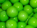 Green Apple Gum Balls Dubble Bubble 1"  1 lb Gumballs