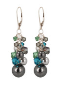 Jade Garden Cluster Earrings