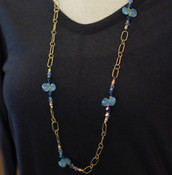 Blue Chalcedony Necklace