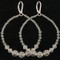 Infinity Earrings shown in Sterling Silver Silver Shade