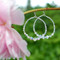 Infinity Earrings in Sterling Silver Crystal (Clear)