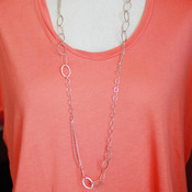 Silver EC Necklace