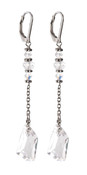 Deco Earrings in Crystal (Clear)