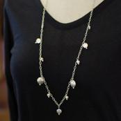 Silver Disc Necklace