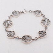 Mother-of-Pearl & Marcasite Bracelet
