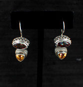 Azotic Topaz & Canary Topaz Earrings