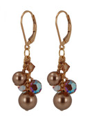 Rosewood Cluster Earrings