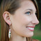 Ellipse Earrings in 18K Gold Vermeil Golden Shadow