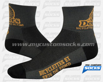 Custom Demers Bicycle Socks (Yellow)