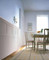 Classic Cottage wainscoting is a combination of bead board and our panel-style