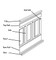 Our Traditional Raised Panel Wainscoting kit component parts