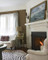 Bellemy mantel shelf painted white.  Corbel brackets included