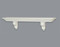 Dress your walls up with the Monrovia mantel shelf