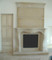 Limestone Mantel, with custom Overmantel still curing...