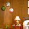 Beaded paneling used above and below a chair rail for a distinctive look
