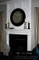 Design Inspiration Mantel to illustrate a shelf wider than a bump-out wall...