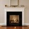 The Forestdale fireplace mantel has traditional lines