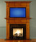 Order two mantels, one for use on top of the other as an over-mantel to frame a television, mirror or work of art.