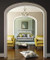 A contemporary fireplace mantel.  See other images for details of moldings used